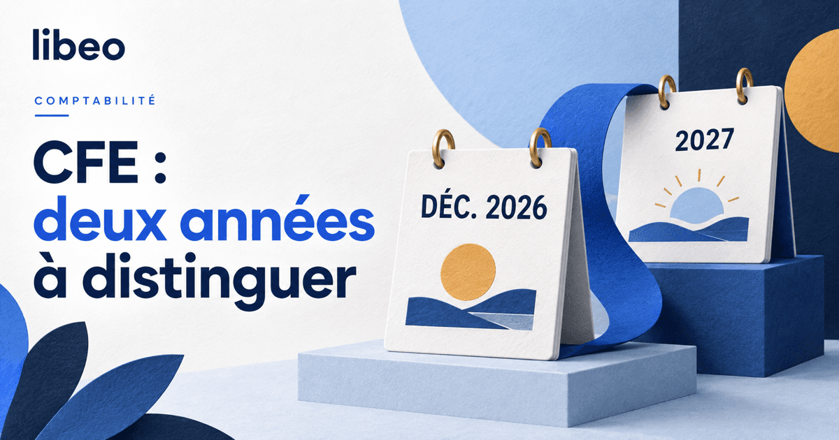 Deux calendriers, décembre 2026 et 2027, accompagnent le titre CFE : deux années à distinguer.