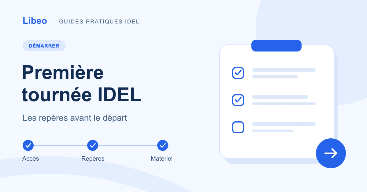 Première tournée : vérifier ses accès, ses repères et son matériel avant le départ.